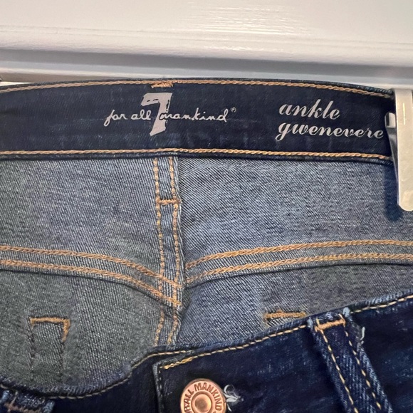 Seven for all mankind women’s skinny jeans size 32 - Picture 4 of 5